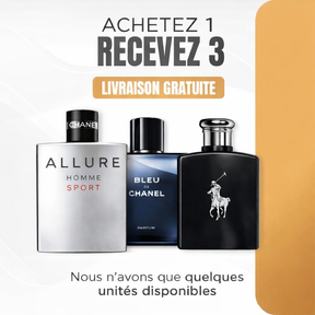 Combo 3 Perfumes Masculinos - Chanel Allure, Bleu de Chanel, Polo Black Ralph Lauren 100ml