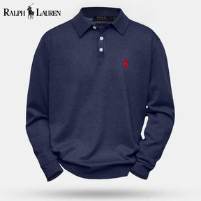 RL Cable-Knit Wool Knit Sweater