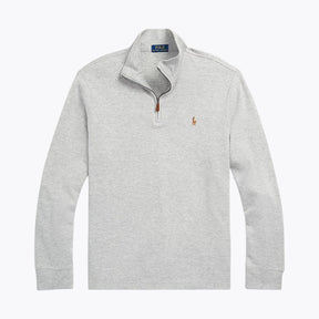 RL Estate-Rib Quarter-Zip Pullover