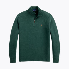RL Estate-Rib Quarter-Zip Pullover