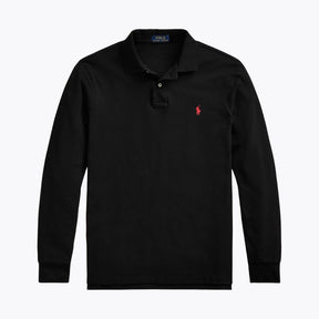 RL Mesh Long-Sleeve Polo Shirt
