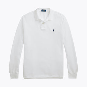 RL Mesh Long-Sleeve Polo Shirt