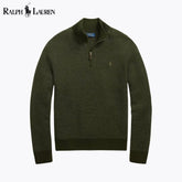 RL Washable Wool Quarter-Zip Sweater