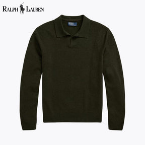 RL Wool Johnny-Collar Sweater